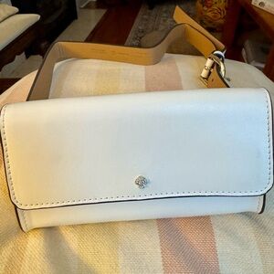 Kate Spade White Leather Belt Bag/Fanny Pack, size L/XL, NWOT